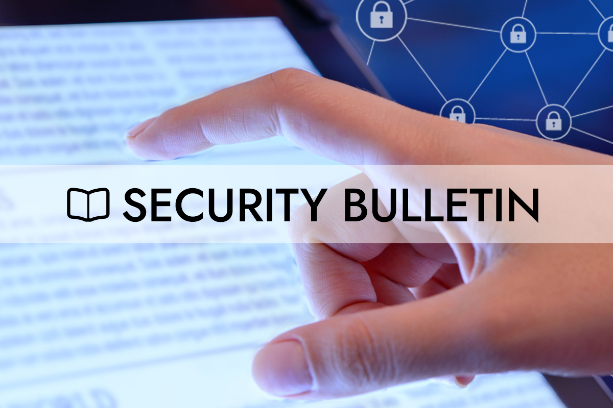 Security Bulletin 24 Apr 2024