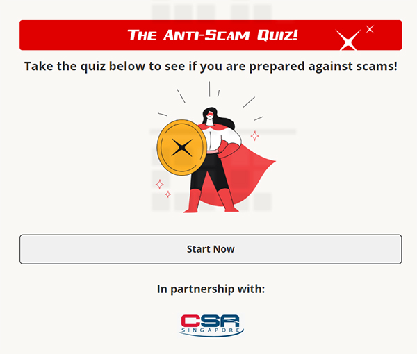 DBS x CSA Anti-Scam Quiz